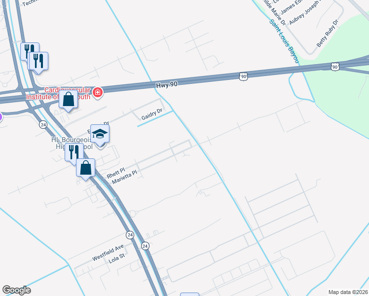 map of restaurants, bars, coffee shops, grocery stores, and more near 315-359 Marietta Place in Gray