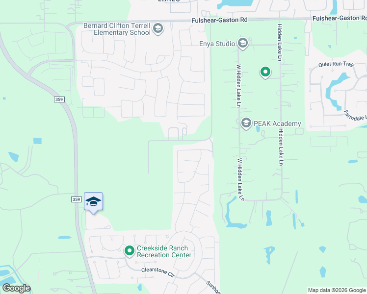 map of restaurants, bars, coffee shops, grocery stores, and more near 26034 Steele Flower Drive in Richmond