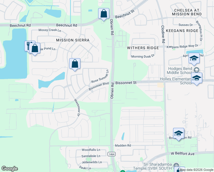 map of restaurants, bars, coffee shops, grocery stores, and more near 9507 Wedgewood Colony Court in Richmond