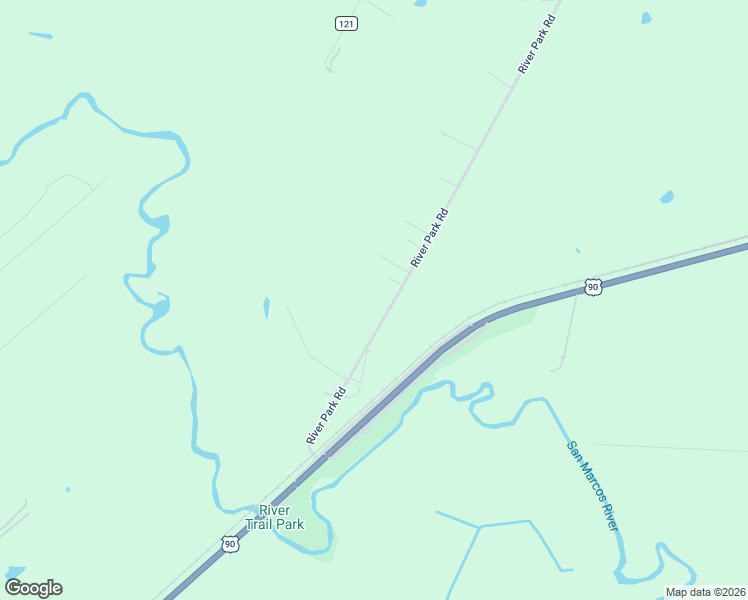 map of restaurants, bars, coffee shops, grocery stores, and more near 1310 River Park Road in Luling