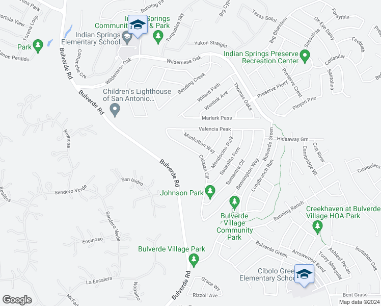 map of restaurants, bars, coffee shops, grocery stores, and more near 25023 Catalan Cliff in San Antonio