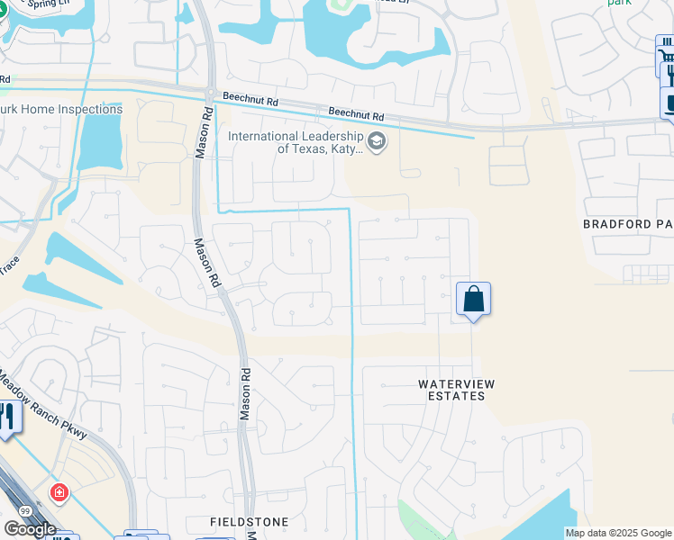 map of restaurants, bars, coffee shops, grocery stores, and more near 5923 Marble Bend Lane in Richmond