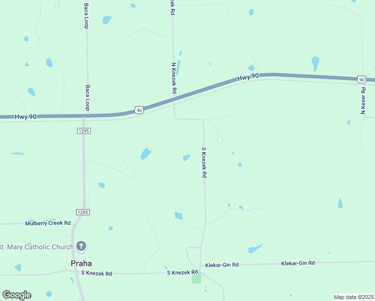 map of restaurants, bars, coffee shops, grocery stores, and more near 842 South Knezek Road in Flatonia