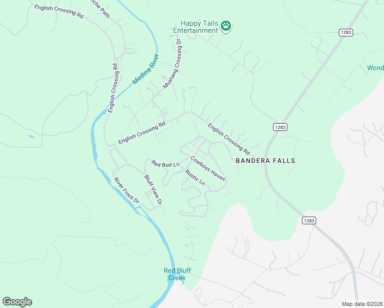 map of restaurants, bars, coffee shops, grocery stores, and more near 196 Stolles Drive in Pipe Creek