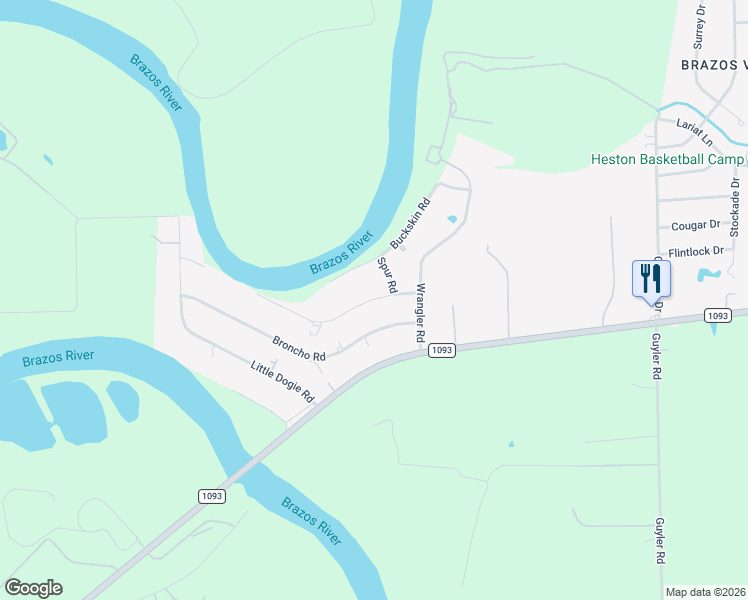 map of restaurants, bars, coffee shops, grocery stores, and more near 37721 Longhorn Road in Wallis