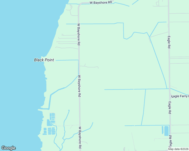 map of restaurants, bars, coffee shops, grocery stores, and more near 2095 West Bayshore Road in Anahuac