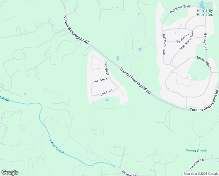 map of restaurants, bars, coffee shops, grocery stores, and more near 10415 Colts Foot in Boerne