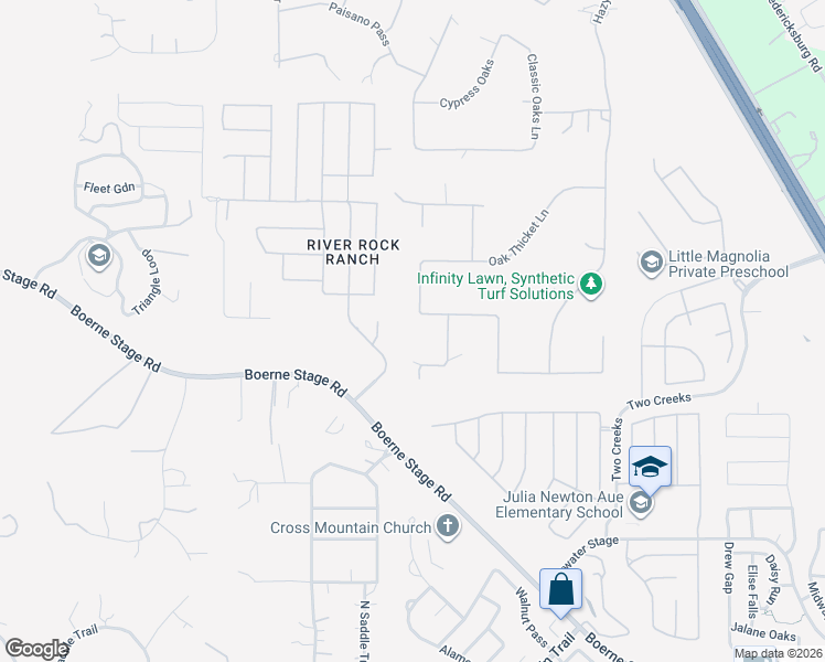 map of restaurants, bars, coffee shops, grocery stores, and more near 8618 Barn Swallow Drive in San Antonio