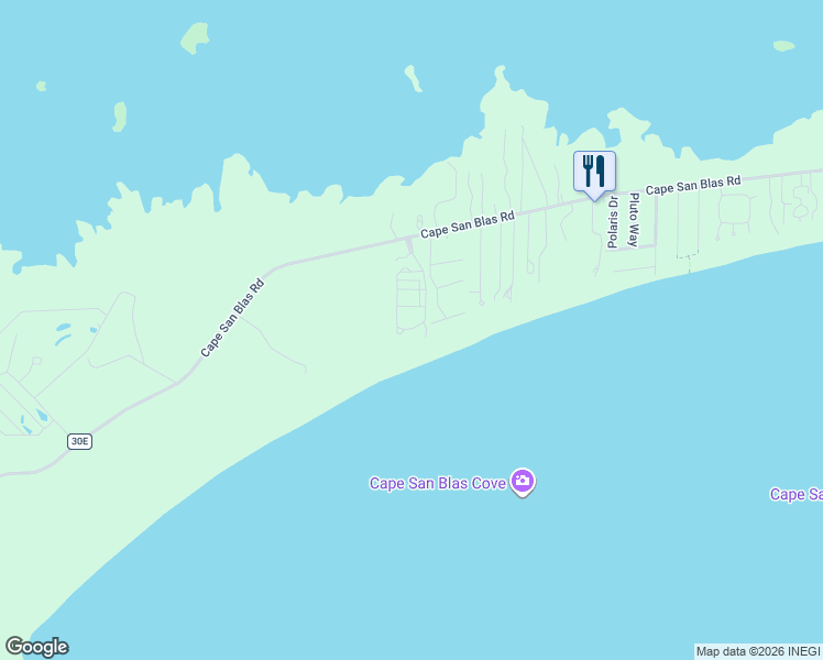 map of restaurants, bars, coffee shops, grocery stores, and more near 430 Jubilation Drive in Port Saint Joe