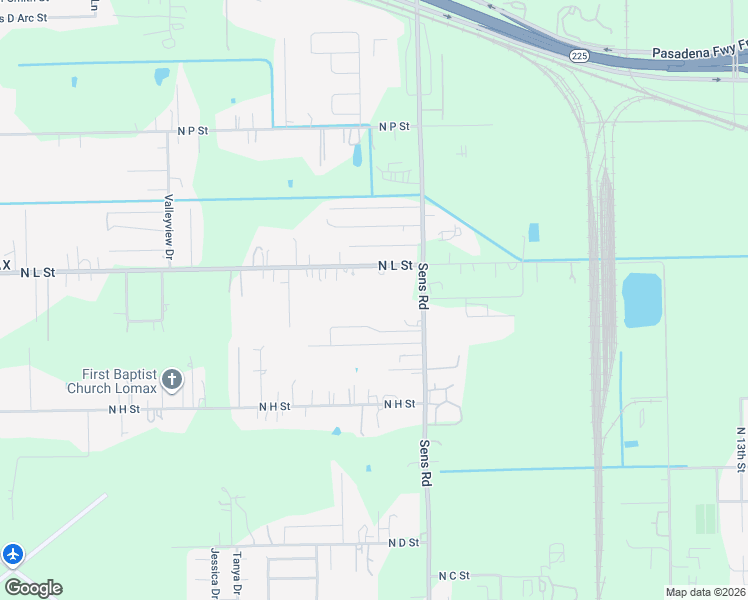 map of restaurants, bars, coffee shops, grocery stores, and more near 2000 Sens Road in La Porte