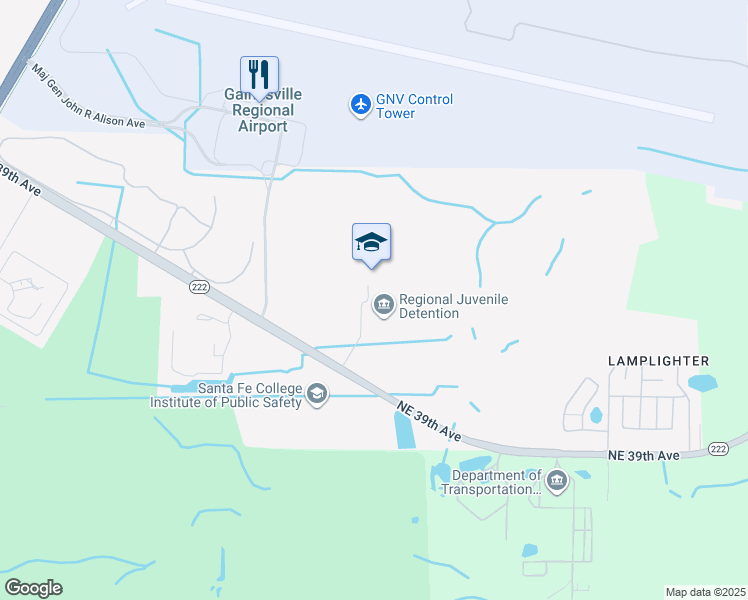 map of restaurants, bars, coffee shops, grocery stores, and more near 3436 Northeast 39th Avenue in Gainesville