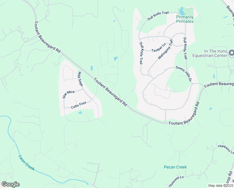 map of restaurants, bars, coffee shops, grocery stores, and more near 25420 Toutant Beauregard Road in Boerne