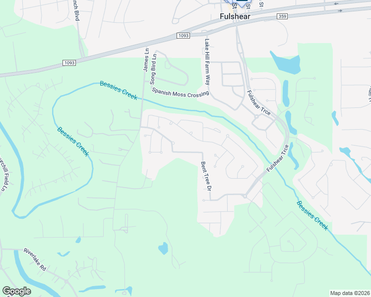 map of restaurants, bars, coffee shops, grocery stores, and more near 30723 South Creek Way in Fulshear