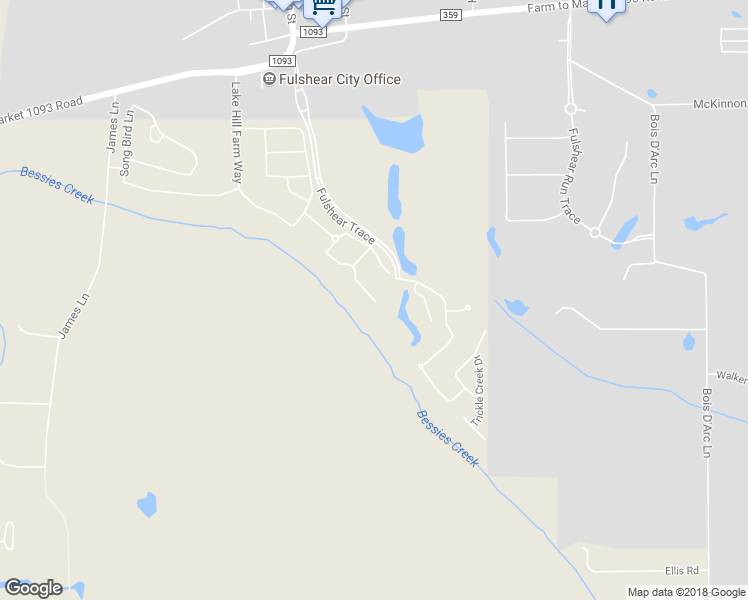 map of restaurants, bars, coffee shops, grocery stores, and more near 5130 Water Oak Crescent in Fulshear