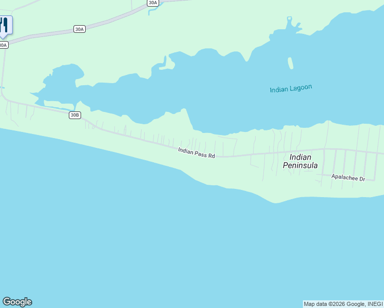 map of restaurants, bars, coffee shops, grocery stores, and more near 1129-1145 Indian Pass Rd in Port St Joe