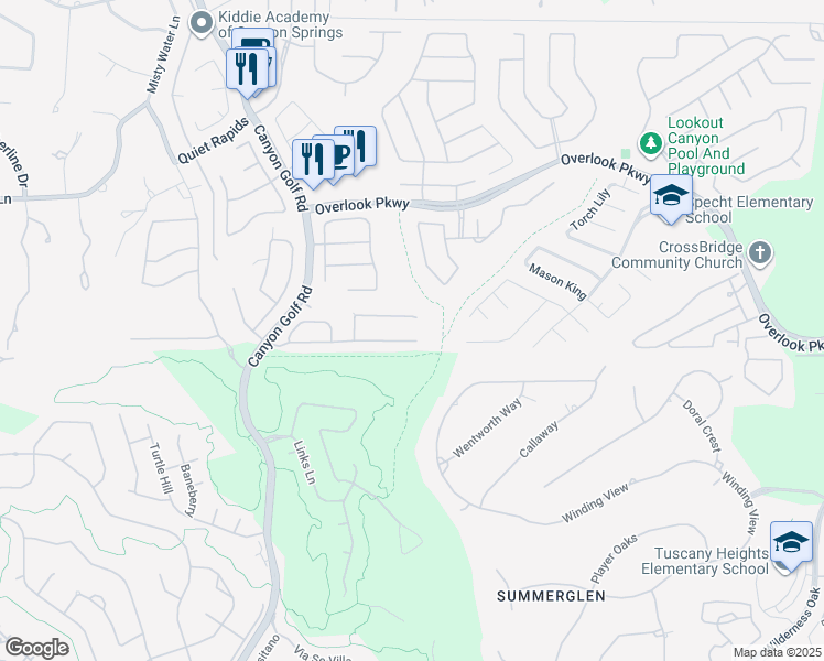 map of restaurants, bars, coffee shops, grocery stores, and more near 1415 Pinnacle Falls in San Antonio