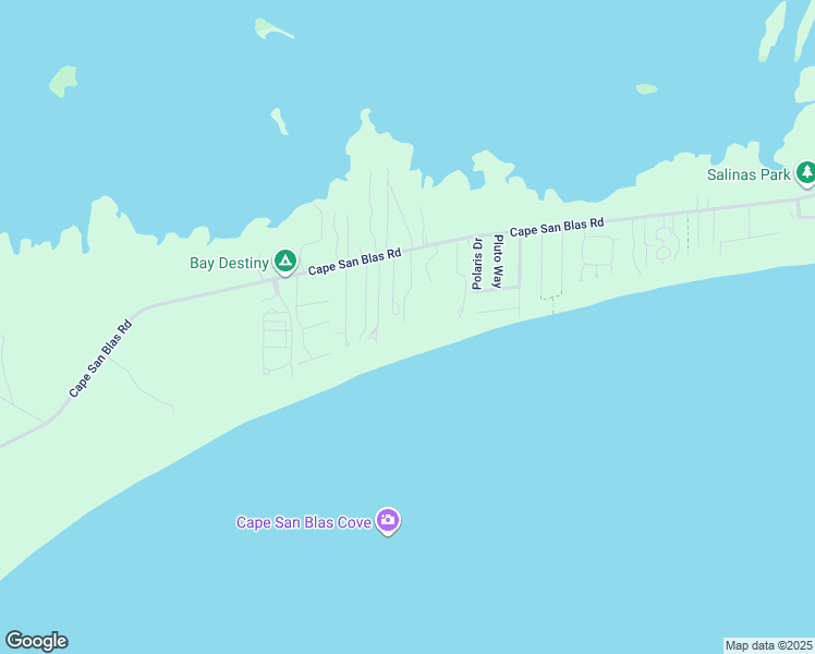 map of restaurants, bars, coffee shops, grocery stores, and more near 197 Cape San Blas Road in Port Saint Joe