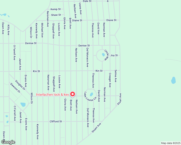 map of restaurants, bars, coffee shops, grocery stores, and more near 402 Theresa Avenue in Interlachen