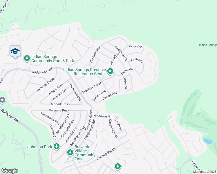 map of restaurants, bars, coffee shops, grocery stores, and more near 3712 Ajuga in San Antonio