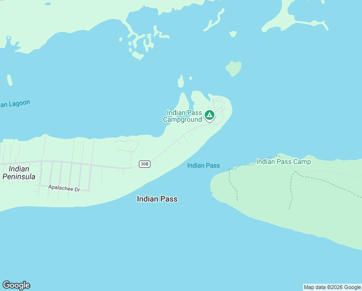 map of restaurants, bars, coffee shops, grocery stores, and more near 2648 Indian Pass Road in Port St. Joe