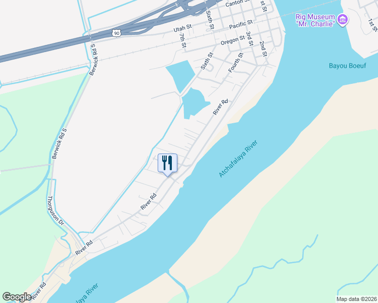 map of restaurants, bars, coffee shops, grocery stores, and more near 1938 River Road in Berwick