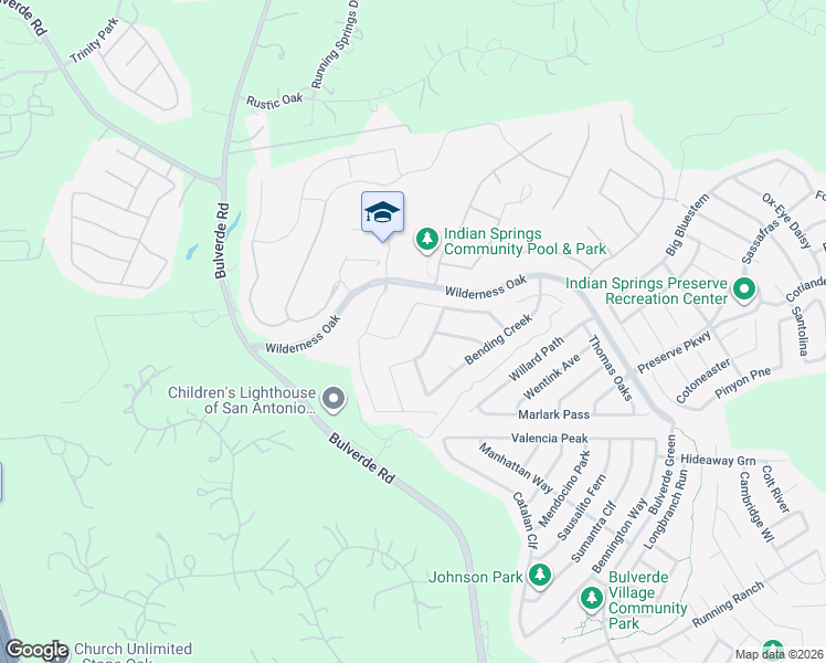 map of restaurants, bars, coffee shops, grocery stores, and more near 3139 Howling Wolf in San Antonio