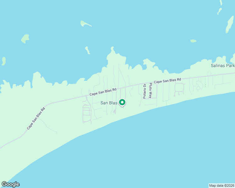 map of restaurants, bars, coffee shops, grocery stores, and more near 107 Mariners Lane in Port Saint Joe