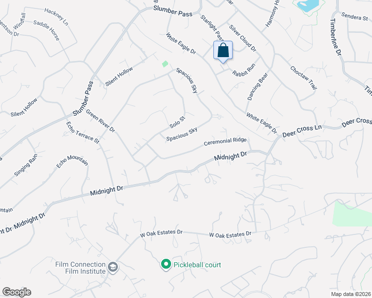 map of restaurants, bars, coffee shops, grocery stores, and more near 742 Spacious Sky in San Antonio