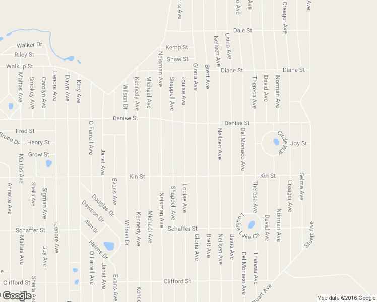 map of restaurants, bars, coffee shops, grocery stores, and more near 516 Louise Avenue in Interlachen