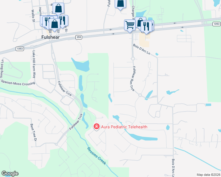 map of restaurants, bars, coffee shops, grocery stores, and more near 8519 Blue Ridge Trail in Richmond