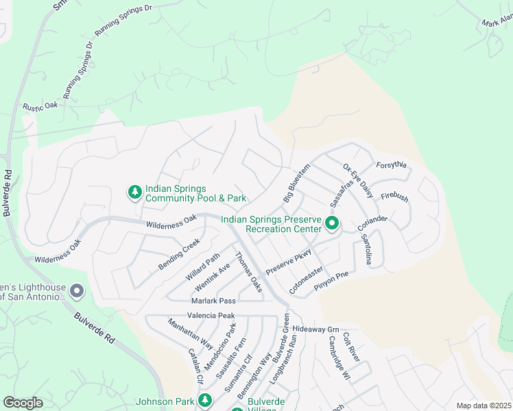 map of restaurants, bars, coffee shops, grocery stores, and more near 25902 Dakota Chief in San Antonio