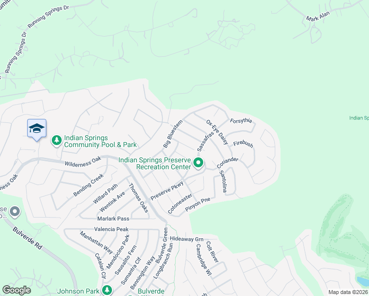 map of restaurants, bars, coffee shops, grocery stores, and more near 3606 Globe Willow in San Antonio