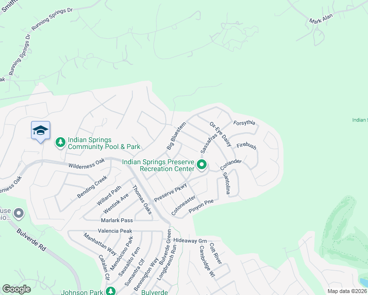 map of restaurants, bars, coffee shops, grocery stores, and more near 3606 Globe Willow in San Antonio