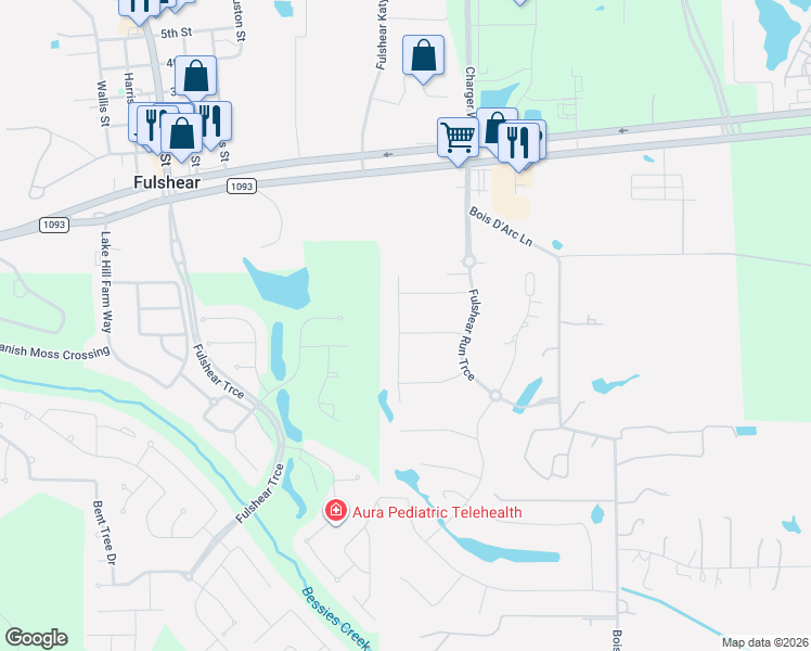 map of restaurants, bars, coffee shops, grocery stores, and more near 29826 Deer Crest Ln in Richmond