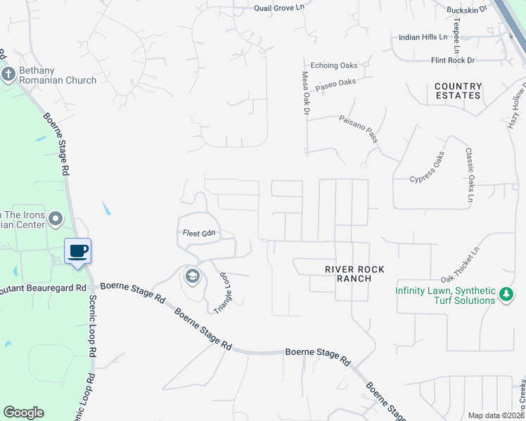 map of restaurants, bars, coffee shops, grocery stores, and more near 8935 Painted Oak in San Antonio