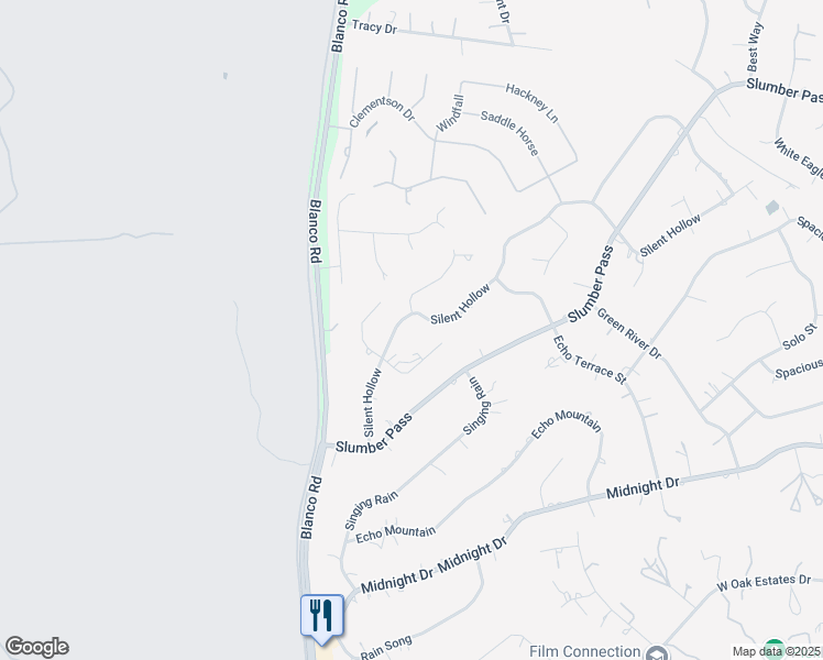 map of restaurants, bars, coffee shops, grocery stores, and more near 1307 Oak Fanfare in San Antonio