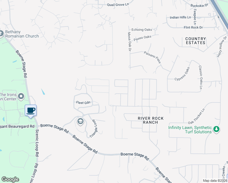 map of restaurants, bars, coffee shops, grocery stores, and more near 8935 Painted Oak in San Antonio