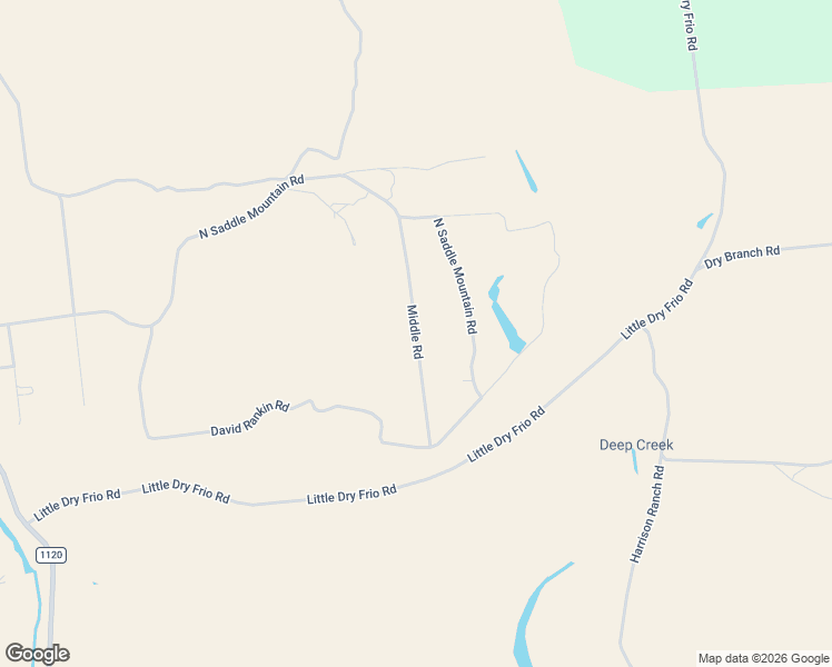 map of restaurants, bars, coffee shops, grocery stores, and more near Middle Road in Real County