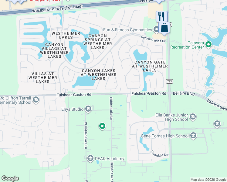 map of restaurants, bars, coffee shops, grocery stores, and more near 11002 Heartland Grove Drive in Richmond