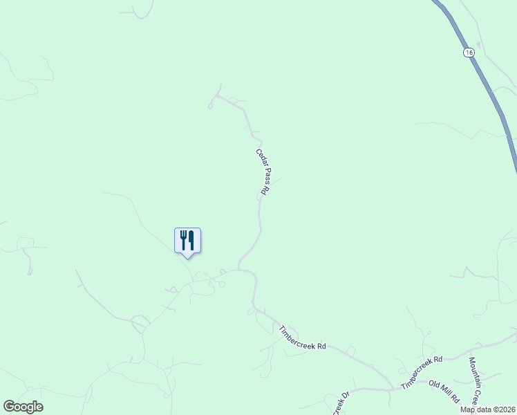 map of restaurants, bars, coffee shops, grocery stores, and more near 405 Cedar Pass Road in Pipe Creek