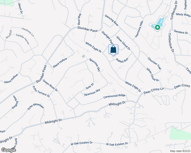 map of restaurants, bars, coffee shops, grocery stores, and more near 627 Spacious Sky in San Antonio