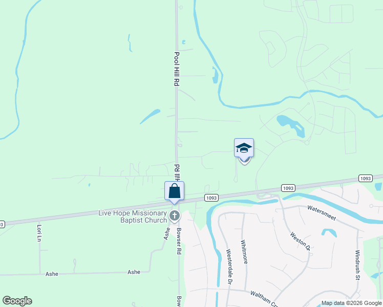 map of restaurants, bars, coffee shops, grocery stores, and more near 8531 Pool Hill Road in Fulshear