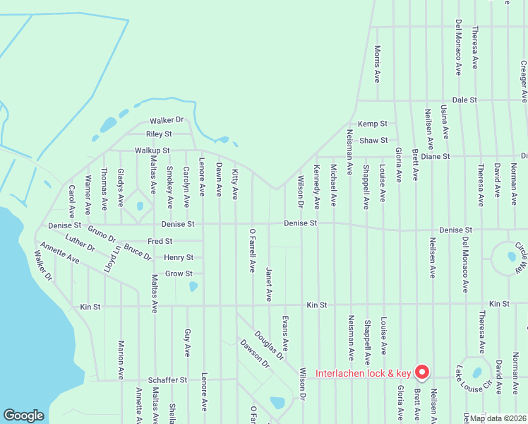 map of restaurants, bars, coffee shops, grocery stores, and more near 905 Janet Avenue in Interlachen