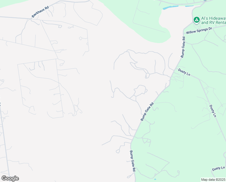 map of restaurants, bars, coffee shops, grocery stores, and more near 2724 Bump Gate Road in Pipe Creek