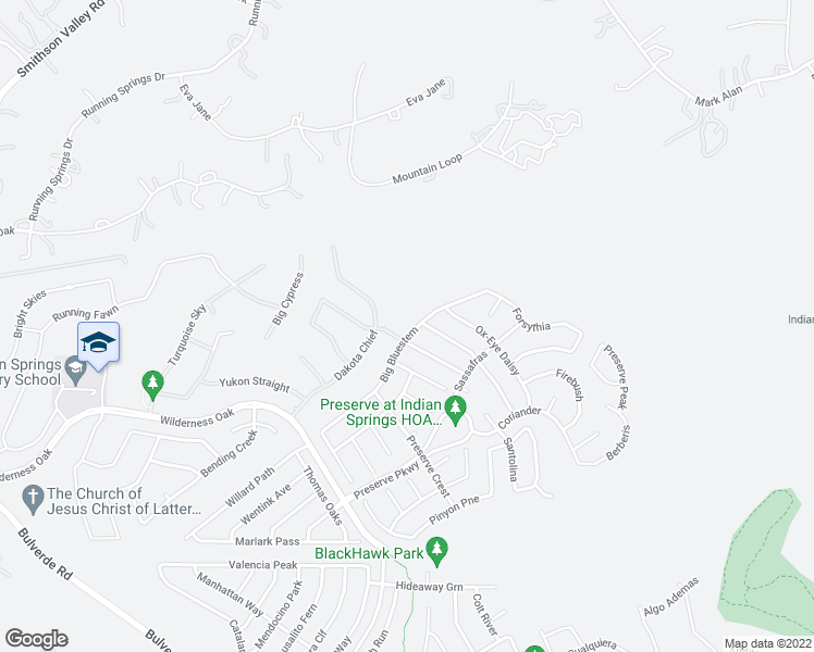 map of restaurants, bars, coffee shops, grocery stores, and more near 26111 Big Bluestem in San Antonio
