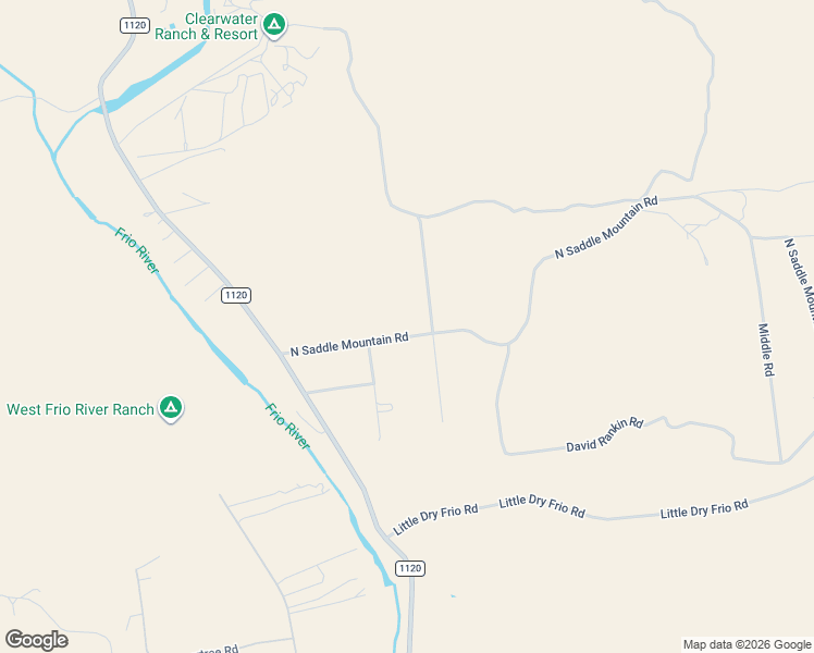 map of restaurants, bars, coffee shops, grocery stores, and more near 274 David Rankin Road in Leakey