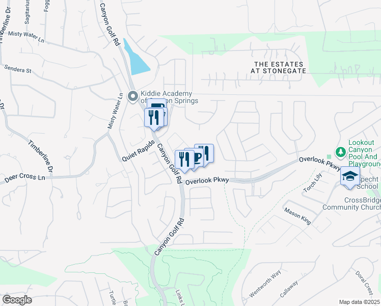 map of restaurants, bars, coffee shops, grocery stores, and more near 26007 Indian Cliff in San Antonio
