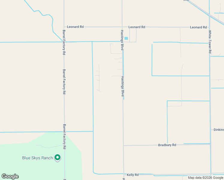 map of restaurants, bars, coffee shops, grocery stores, and more near 8905A Hastings Boulevard in Hastings