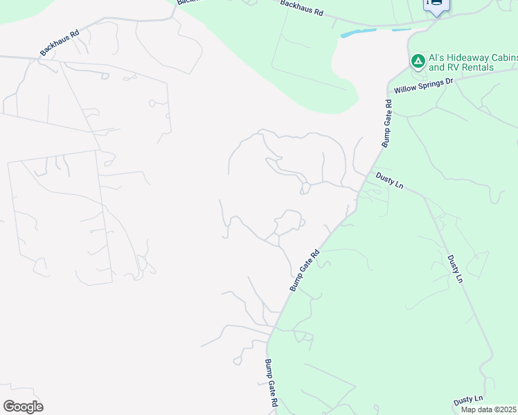 map of restaurants, bars, coffee shops, grocery stores, and more near 2724 Bump Gate Road in Pipe Creek
