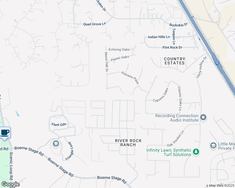 map of restaurants, bars, coffee shops, grocery stores, and more near 8706 Mountain Top in San Antonio